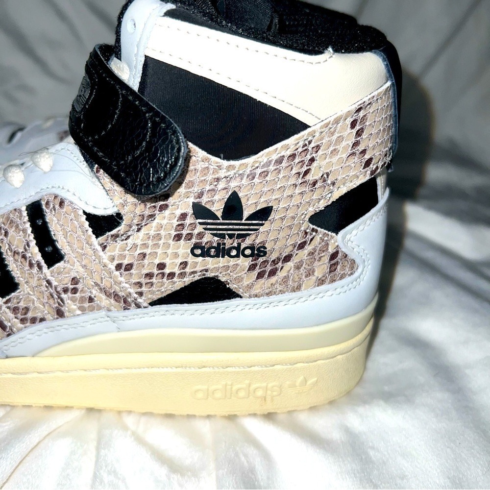 Adidas Women's Forum 84 High Gray Python - Size 8… - image 8